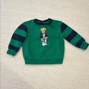 Green Polo Bear Sweatshirt